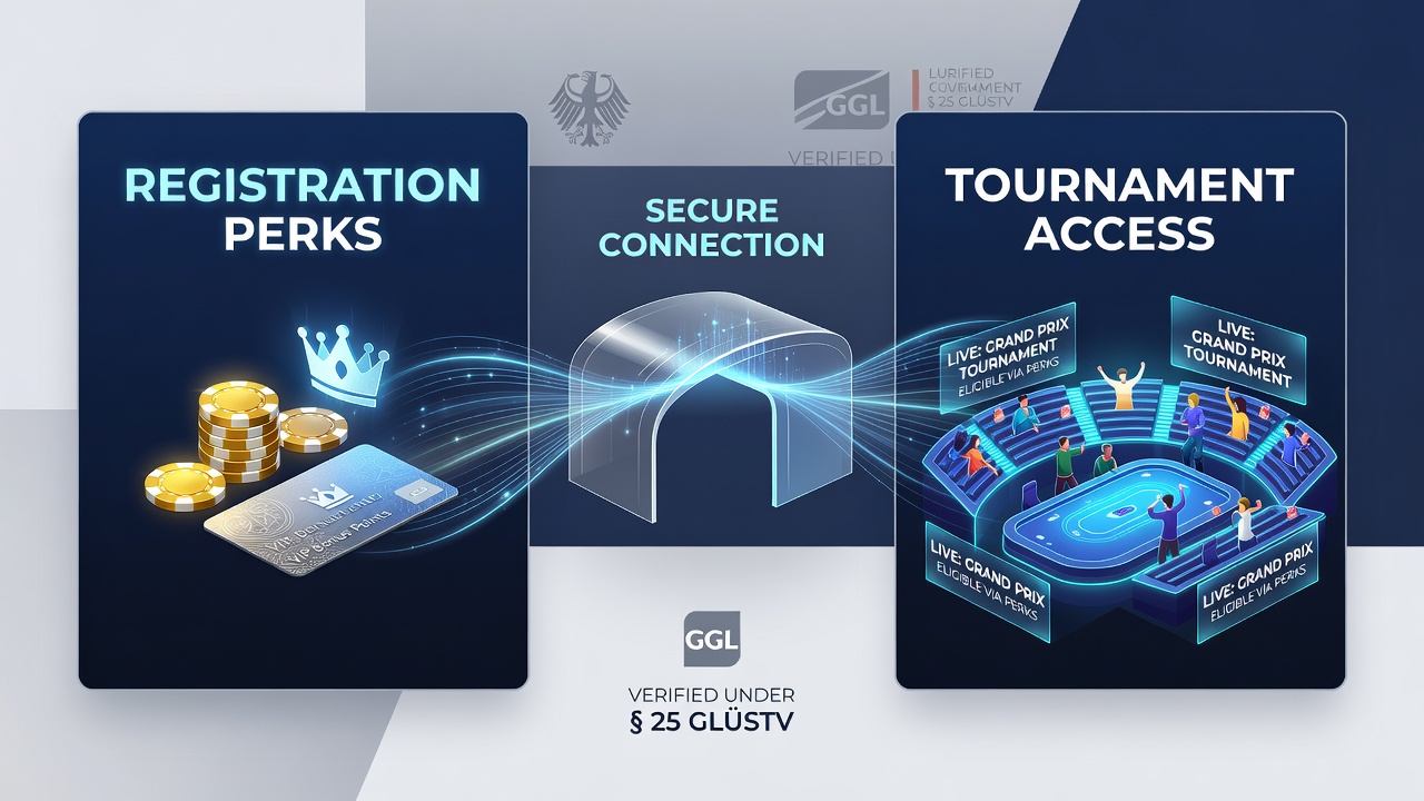 Darstellung von Registrierungsprozessen und Turnierzugängen in deutschen Online-Casinos