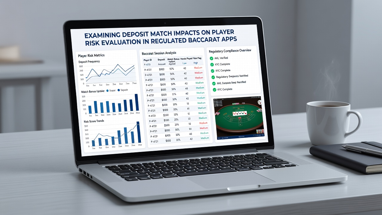 Datenvisualisierung zu Risikoveränderungen durch Einzahlungsmatches in Baccarat-Apps