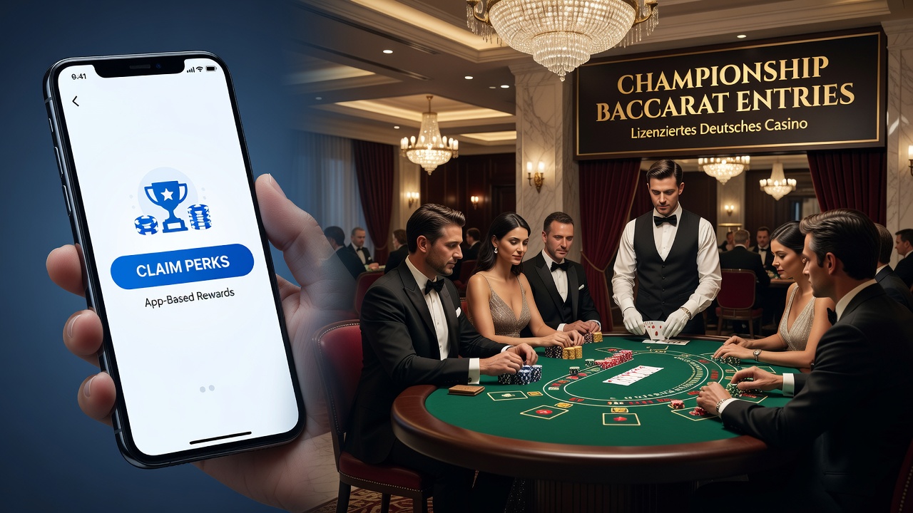Live-Baccarat-Turnier mit Qualifikanten aus App-Programmen in einem deutschen Casino