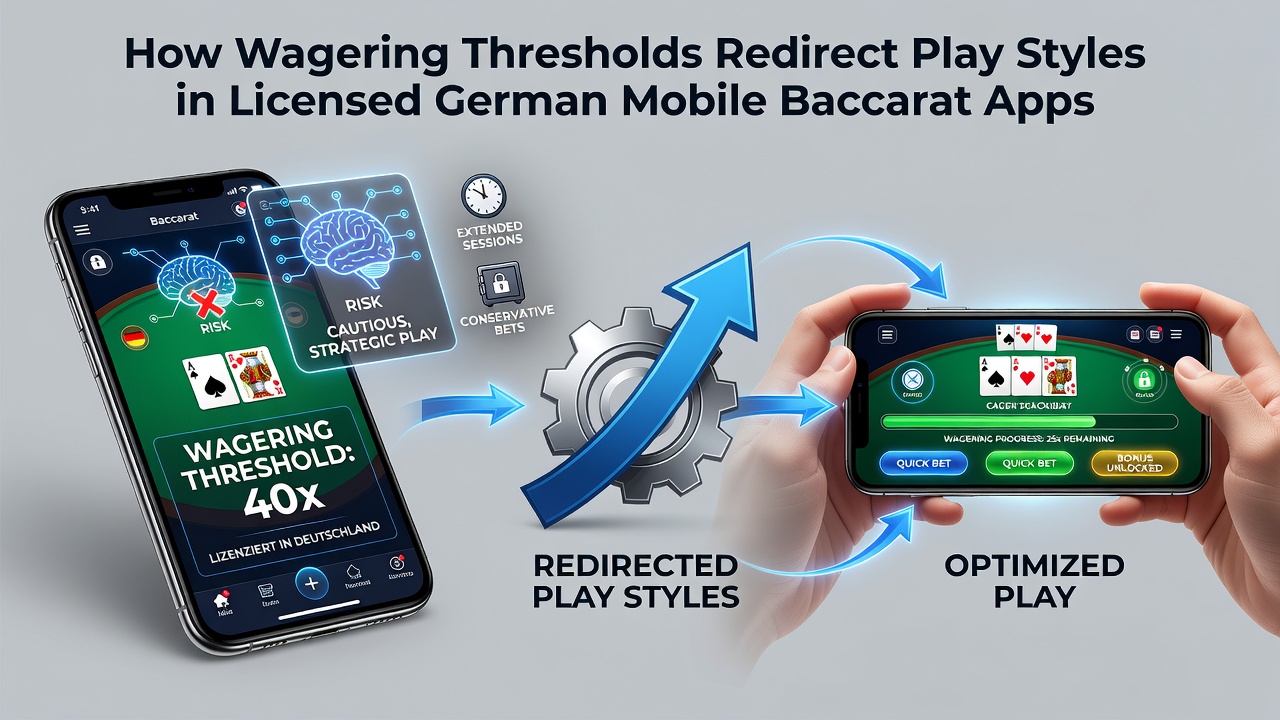 Grafik zeigt Einsatzschwellen und ihre Auswirkungen auf Baccarat-Sessions in mobilen Apps