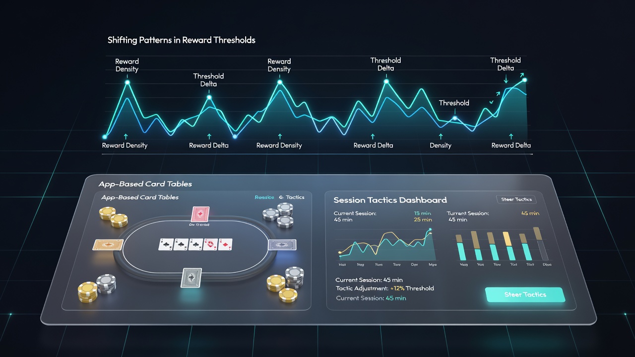 Analyse von Taktikverschiebungen bei Kartenspiel-Sessions in lizenzierten Apps