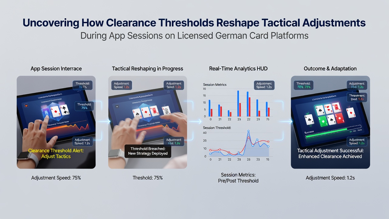 Darstellung von App-Oberflächen mit Freigabeschwellen und Taktik-Elementen auf deutschen Kartenplattformen