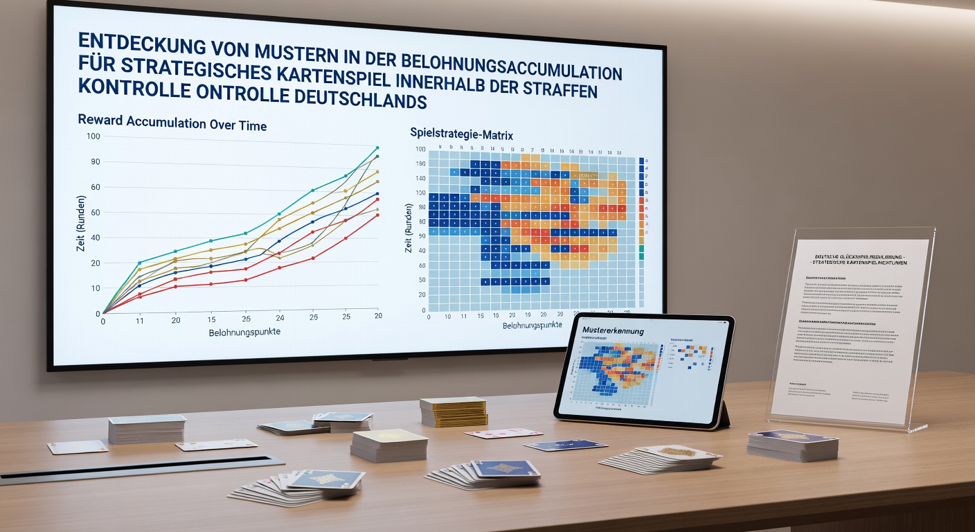 Analyse-Diagramm zu Belohnungsverläufen und strategischem Spielverhalten