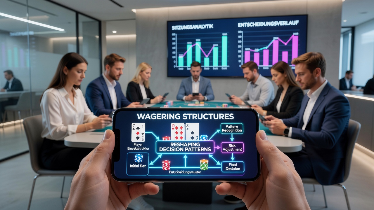 Detailansicht einer deutschen Baccarat-App mit Wettfortschrittsanzeige und aktiven Entscheidungsoptionen